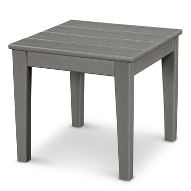 POLYWOOD Newport 18-Inch End Table - Slate Grey